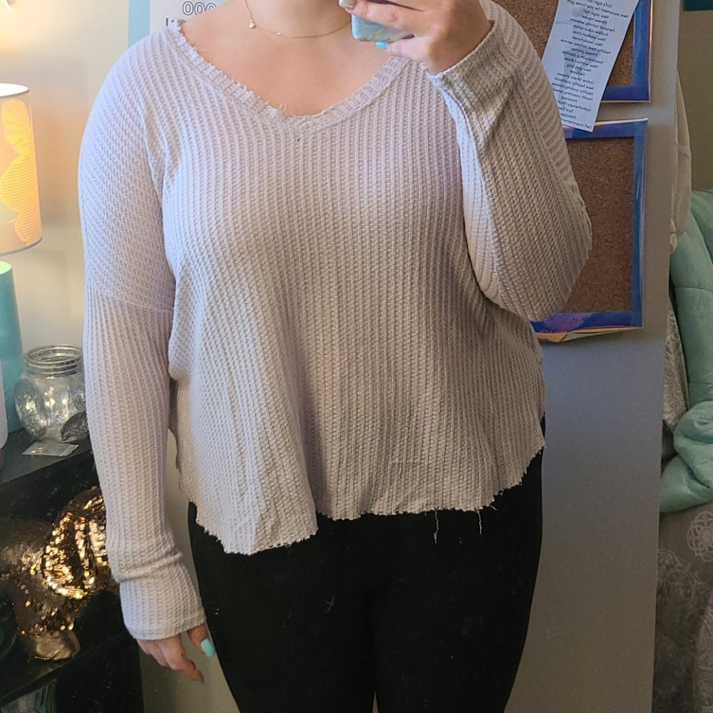 Fashion Nova Waffle Sweater